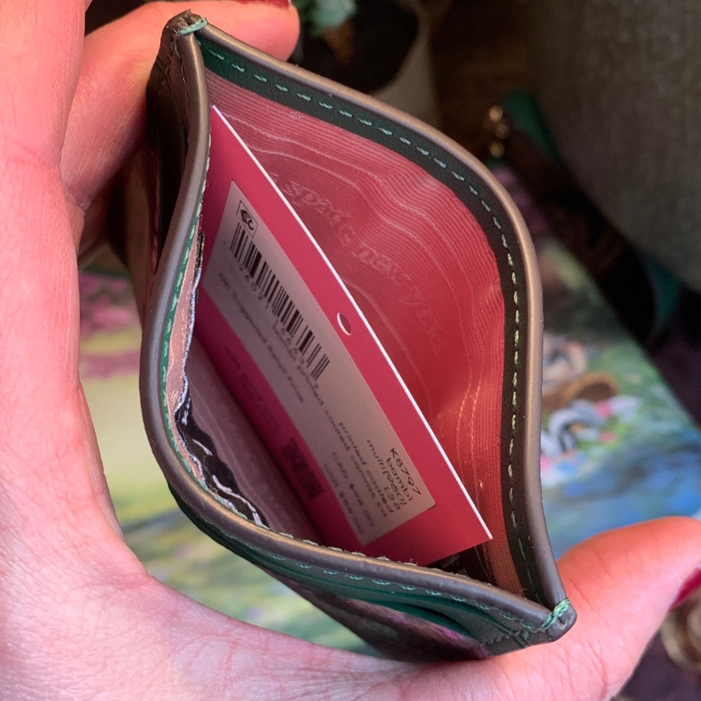 RARE!!Authentic KATE SPADE leather Bambi collection card holder - Picture 3 of 10